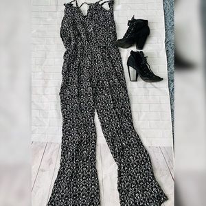 Black and white jumpsuit